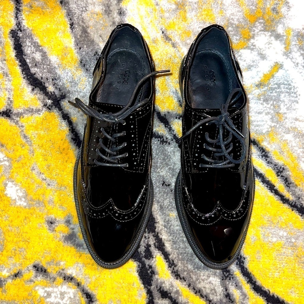 ASOS Brogue Oxfords - Men | Color: Black | Size: 8